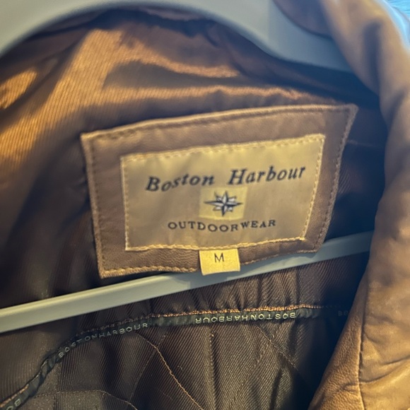 Vintage 90’s Men’s Leather Tan Jacket, size medium - Picture 3 of 5